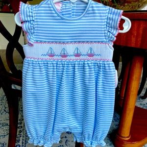 Petit Bebe short romper 9 months